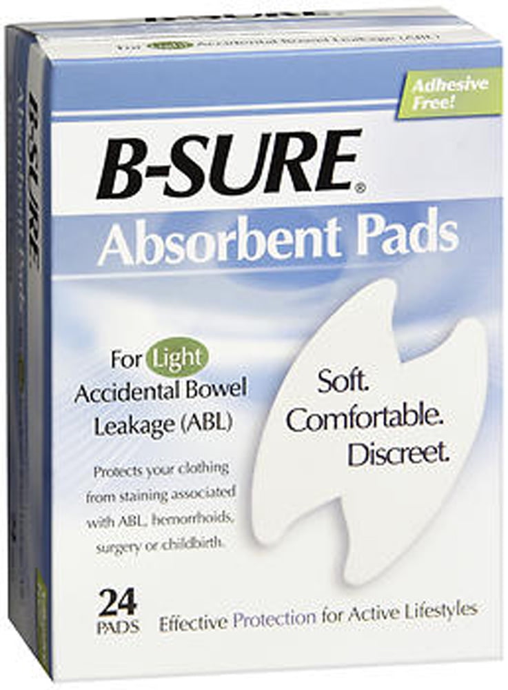 B-Sure® Incontinence Liner, One Size Fits Most, 24/Box (142440_BX) 