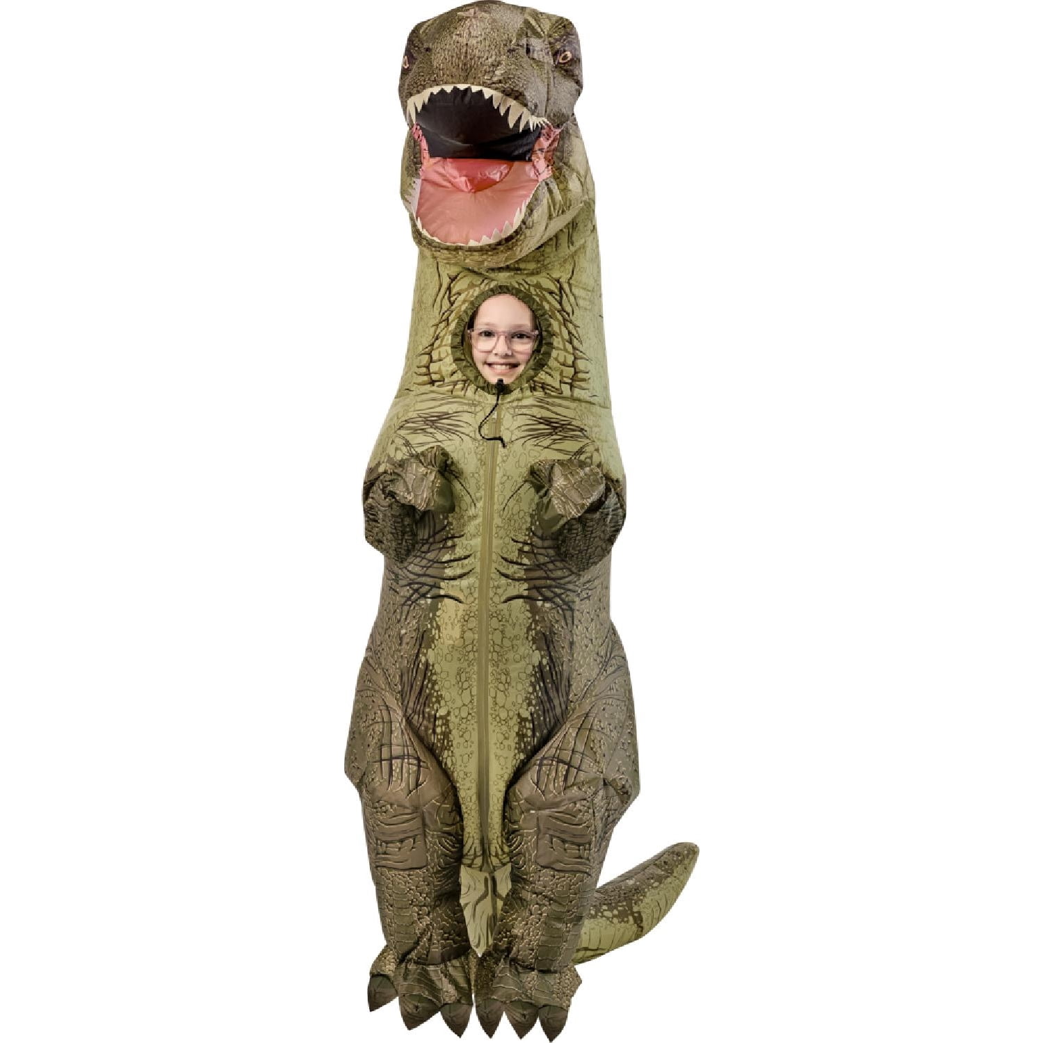 Jurassic World T-Rex Inflatable Halloween Costume for Children, One Size Fit, by Rubies