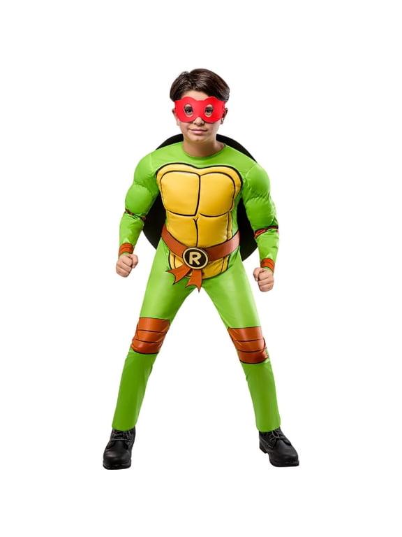 Teenage Mutant Ninja Turtle 4 in 1 Halloween Costume for Children, Boys Size S (6/7), by Rubies