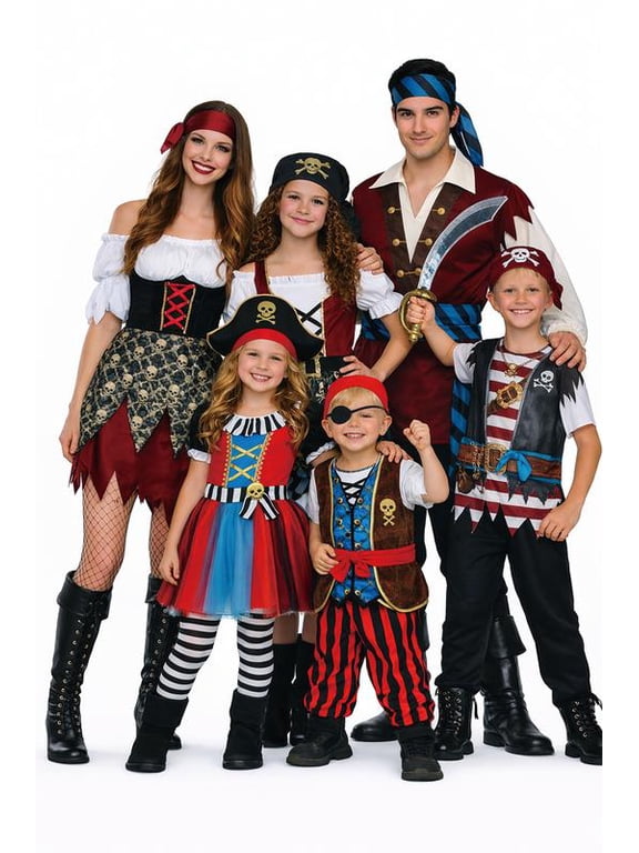 Treasure Pirate Family Matching Costume for Children, Boys' Size Medium (8), by Way to Celebrate
