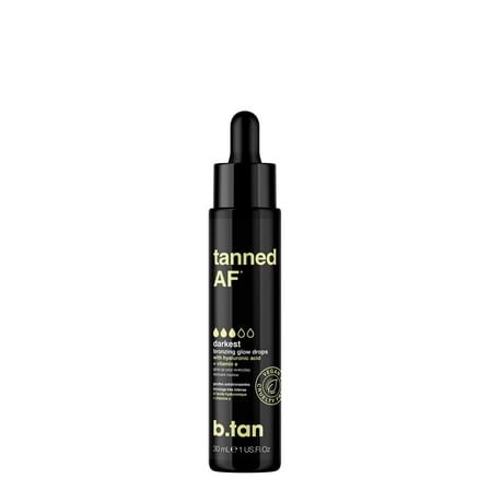 B.Tan Tanned AF Bronzing Drops, 1 fl oz