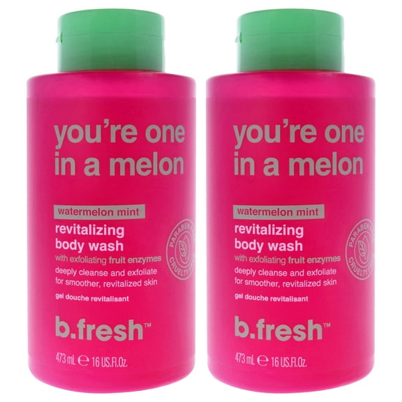 B.Tan Youre One In A Melon Body Wash - Pack of 2 , 16 oz Body Wash