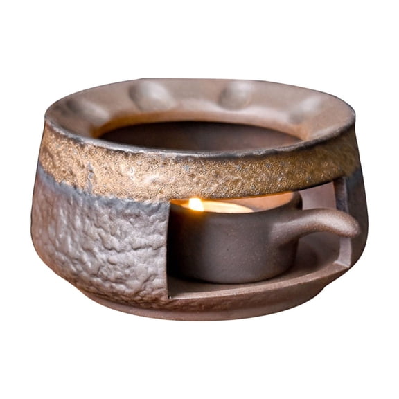 B Tea Roasting Stove Ceramic Candle Warmer Set For Tea Ceremony Aroma Enhancer Accessories Traditional Tea Making Style B