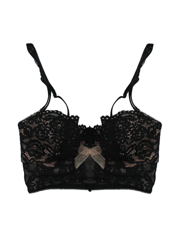 Womens Ciao Bella Lace Balconette Longline Bra