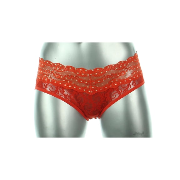 B.Tempt'd Womens Sheer Lace Hipster Panty