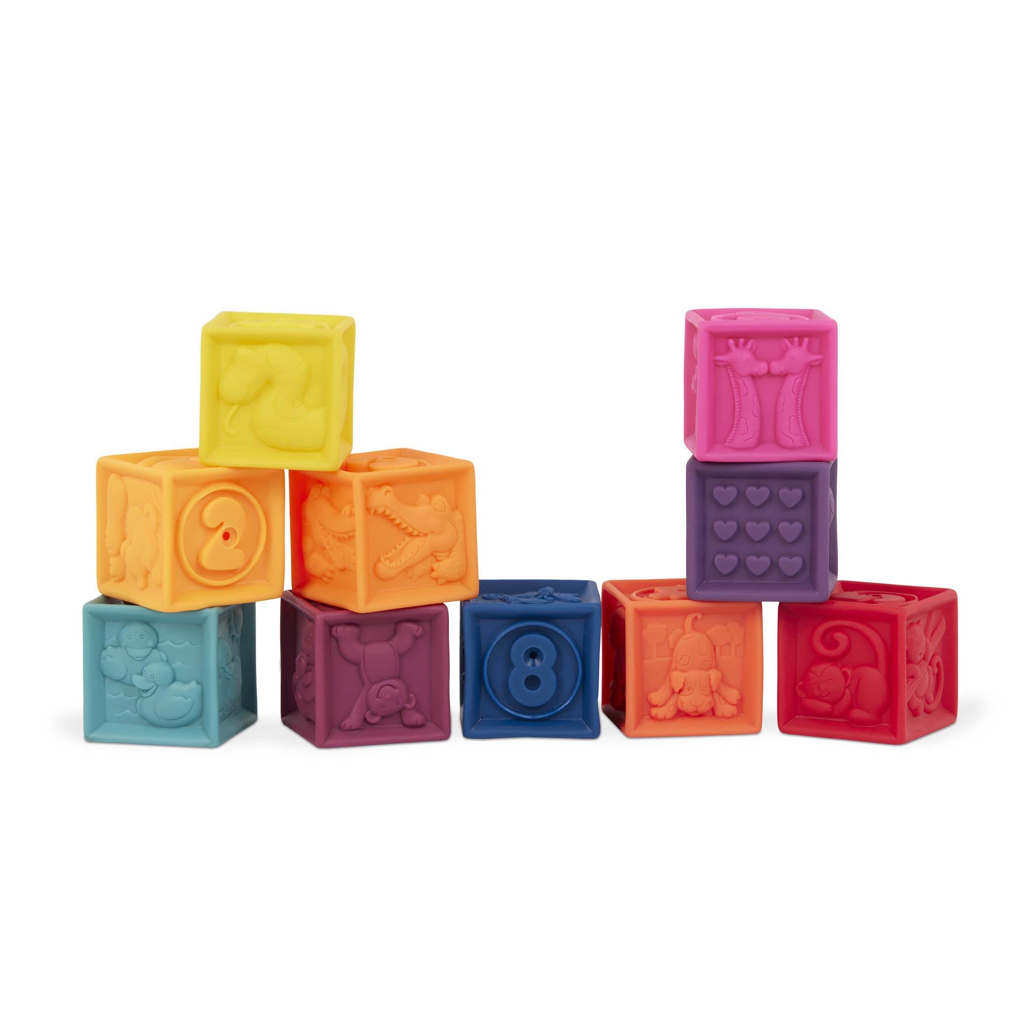 B. Toys B. One Two Squeeze Blocks - image 1 of 9