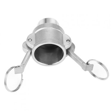 2 Trash Pump Hose VARMHUS Stainless Steel 316 Hose Barb Fitting E Trash Pump Adapter Male... Camlock Fittings 1.5 Inch