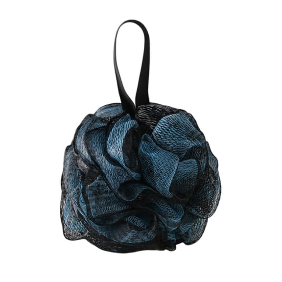 B Two Tone Bath Sponge Soft And Fluffy Mesh Bath Flower With Hanging Rope For Adult Shower Exfoliating And Cleansing Body Wash Effective And Gentle
