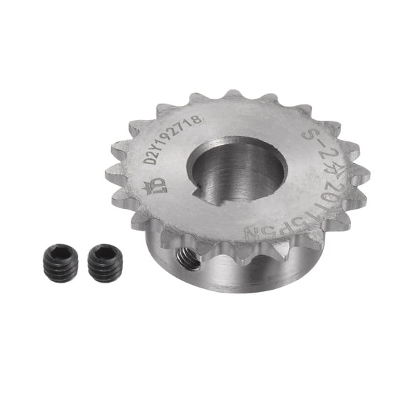 B Type Roller Chain Sprocket 20 Teeth 15mm Bore Stainless Steel Motor Gear