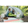 thumbnail image 1 of BalajeesUSA Outdoor Plastic Straw Patio Rug 6' x 9' Green Orange Reversible Waterproof RV Camper Mat, 1 of 12