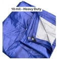 thumbnail image 1 of BalajeesUSA Durable Waterproof Poly Tarpaulin 10x20 ft Blue/Silver Multi Purpose Floor Utility Camp Tent Shelter, 1 of 7