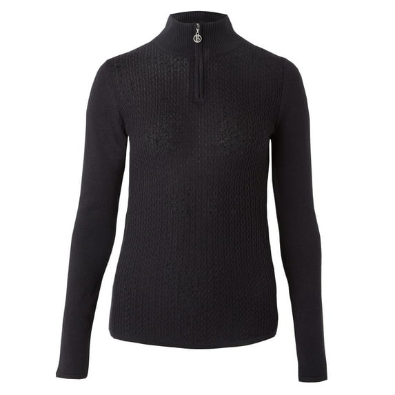 B Vertigo Ruth Knitted Pullover with Front Zipper