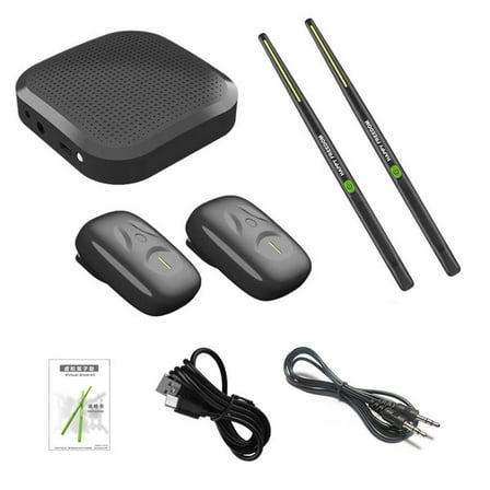 B Virtual Electronic Drum Set Virtual Drums Set With Drumsticks Pedals Bluetooth And 8 Sounds Sensing Virtual Drum Set Electrics Drumsticks Sticks