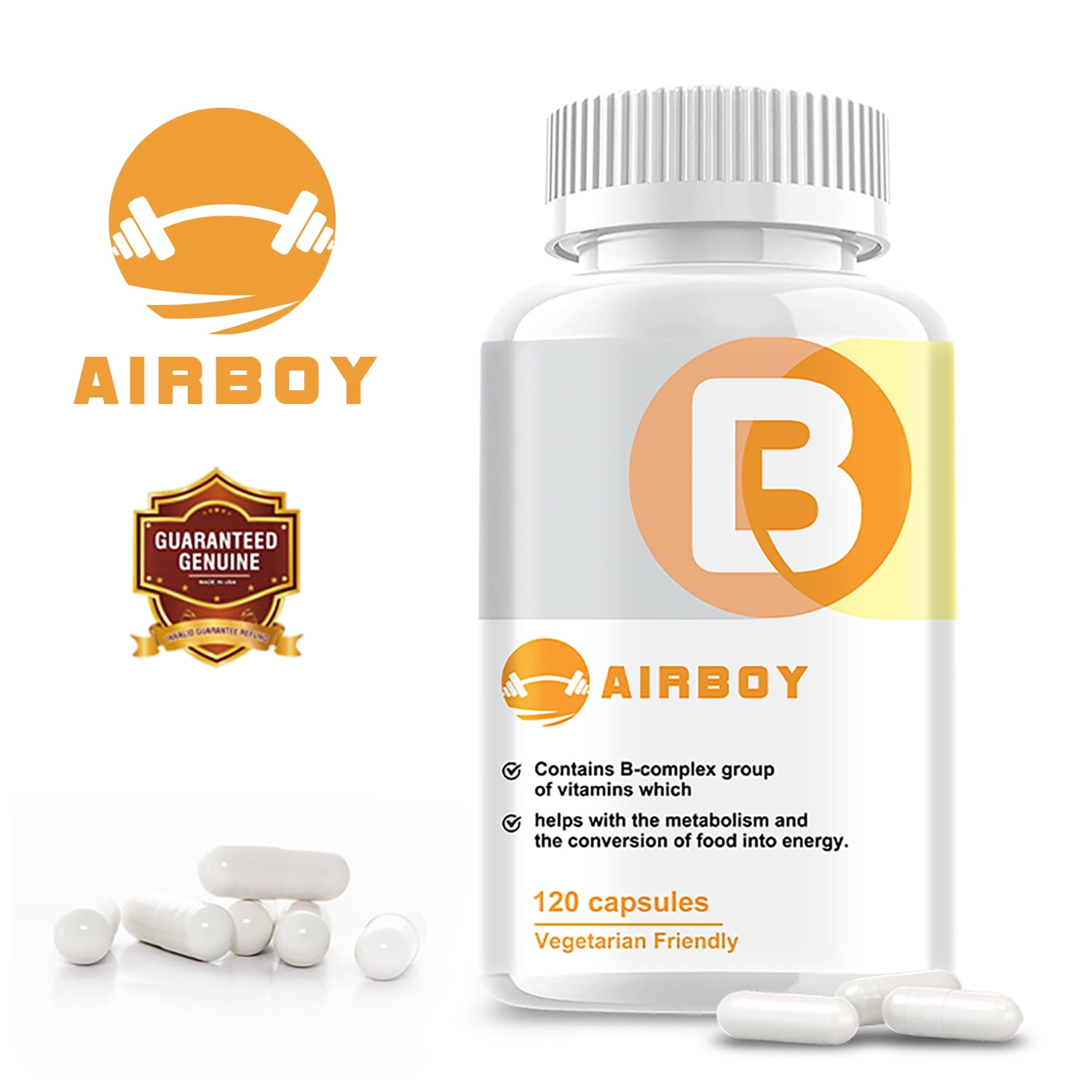 B Vitamins Provide Energy, Enhance Immunity with Vitamin B1,B2,B6
