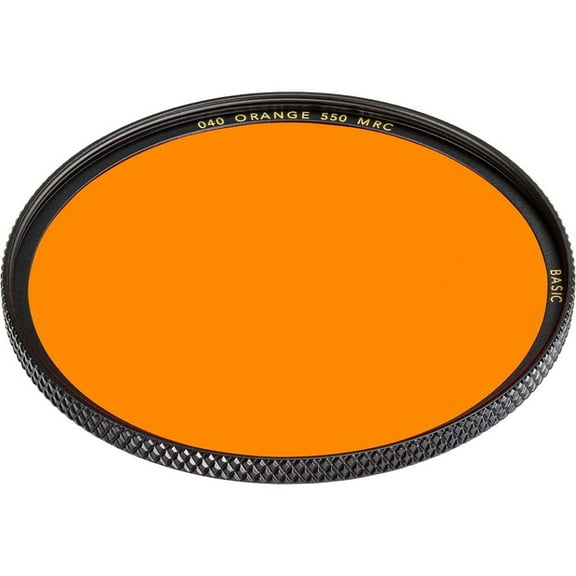 B + W 37mm Basic 040M MRC Filter, Orange 550