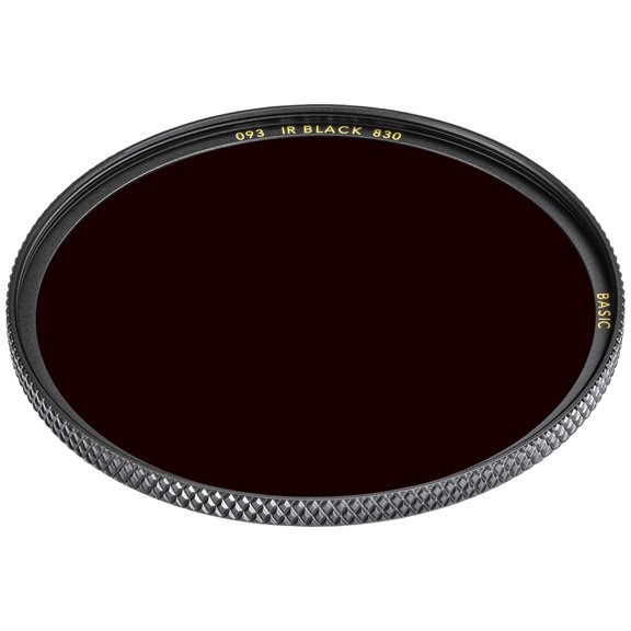 B + W 39mm Basic 093 Infrared Filter, Black Red 830