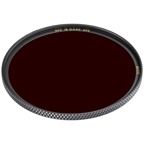 B + W 43mm Basic 092 Infrared Filter, Dark Red 695
