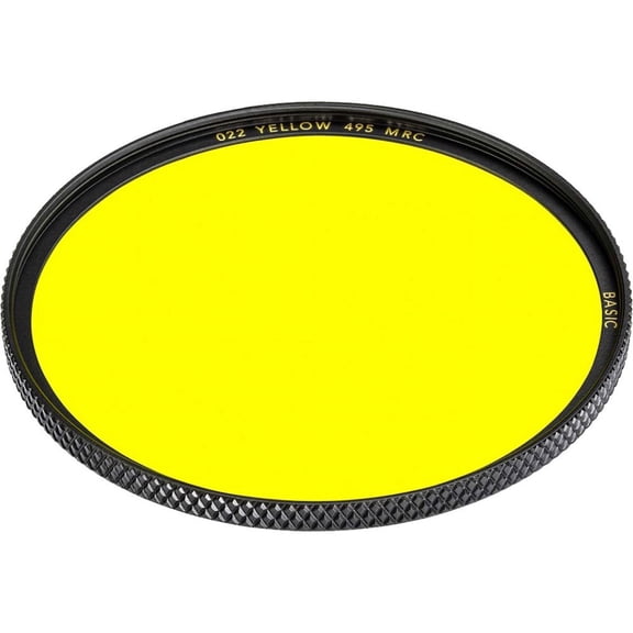 B + W 52mm Basic 022M MRC Filter, Yellow 495