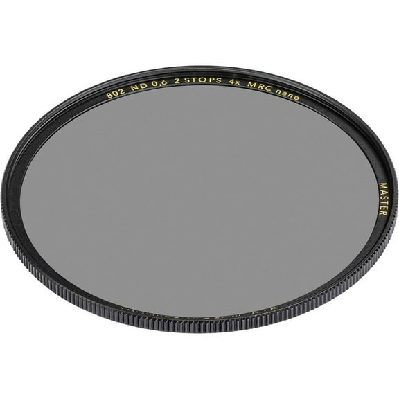 B + W 62mm Master 802M ND 0.6 2-Stop MRC Nano Neutral Density Filter