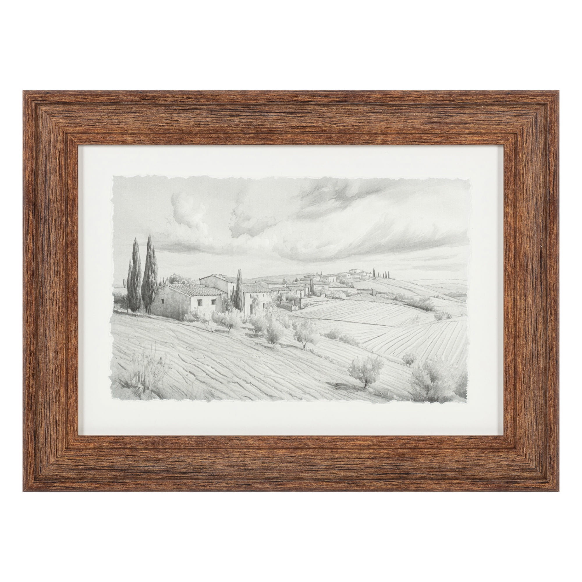 B&W Countryside Landscape