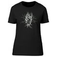 thumbnail image 1 of B&W Heart Inside T-Shirt Women -Image by Shutterstock, Female x-Large, 1 of 4