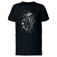 thumbnail image 1 of B&W Heart Silhouette Paint Art T-Shirt Men -Image by Shutterstock, Male XX-Large, 1 of 4
