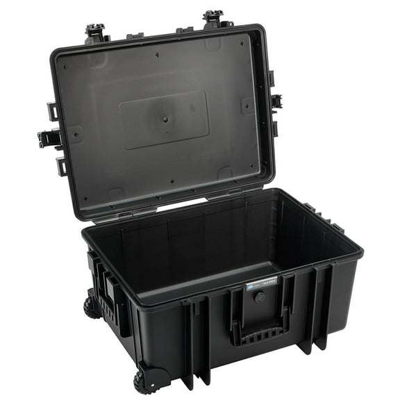 B&W International Type 6800 Hard Case, Waterproof Equipment Protection, SI Pre Cut Foam Insert, Black