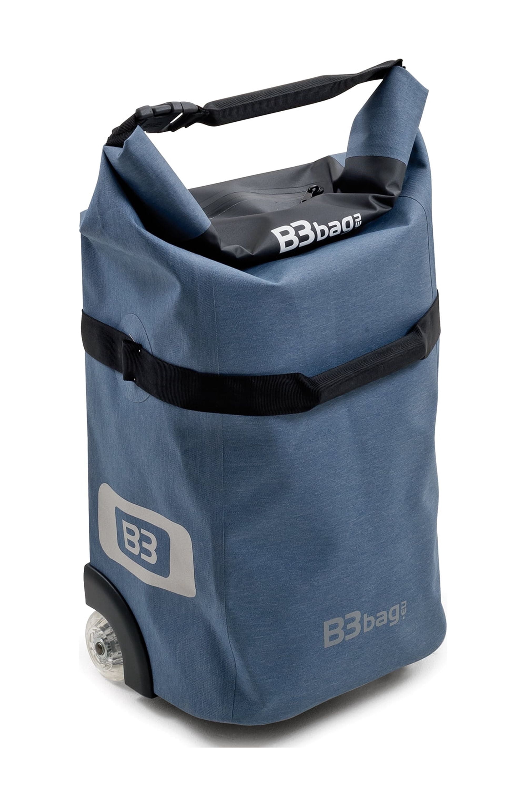 B&W International B3 Rack Pannier Bicycle Travel Bag, Jeans Blue ...
