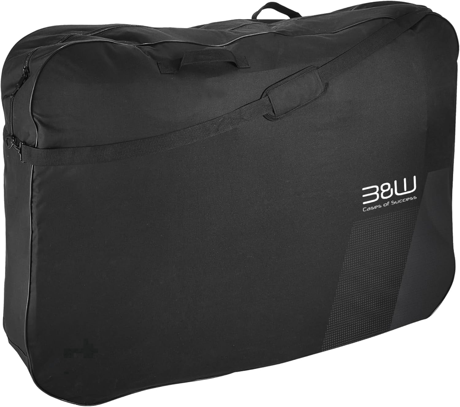 B&W International Bike Cases for Mountain Bikes, Softshell Travel Case, Black