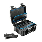 B&W International Jet 3000 Waterproof Hard Shell Tool Case, with Loop Tool Board, Black
