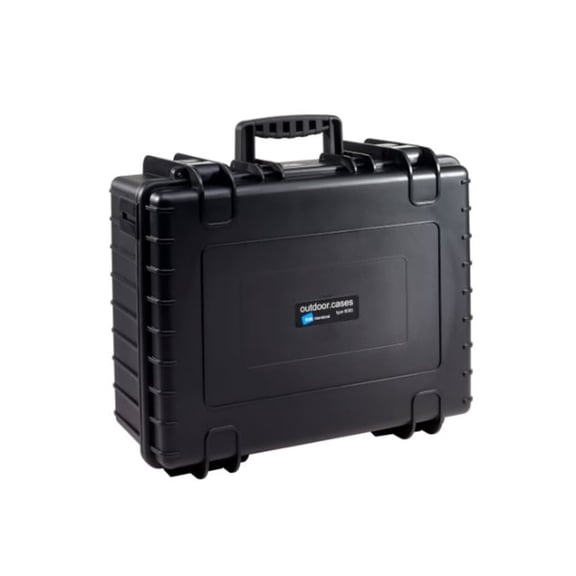 B&W International Type 6000 Black Outdoor Case With RPD Insert, Black, Medium