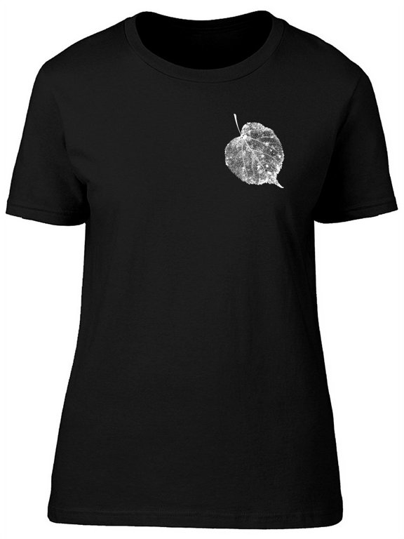 B&W Leaf Structure Tee Women's -Image by Shutterstock