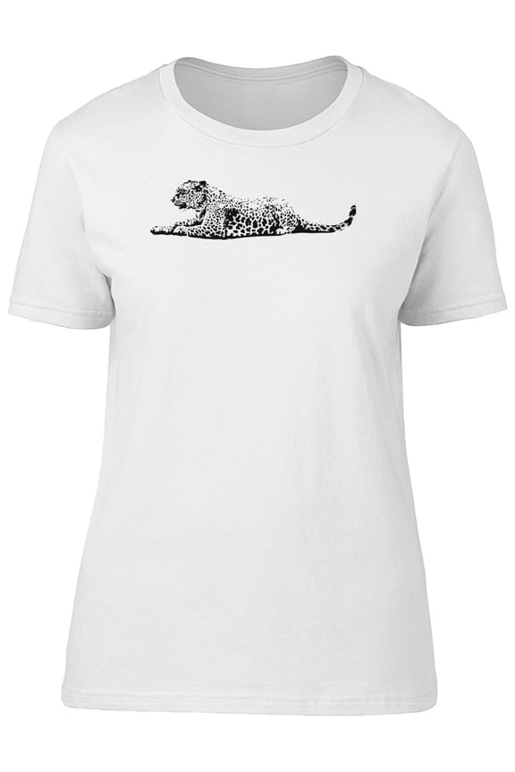 B&W Leopard Relaxing T-Shirt Men -Image by Shutterstock, Male x-Large