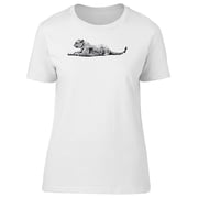 B&W Leopard Relaxing T-Shirt Men -Image by Shutterstock, Male x-Large
