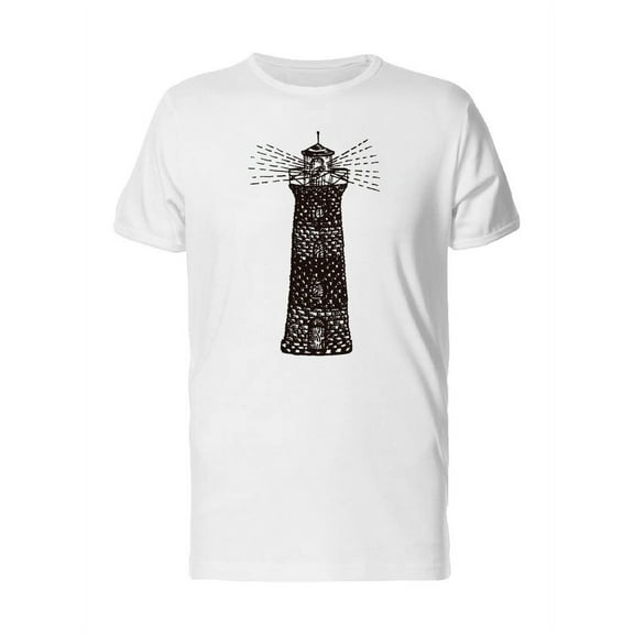 B&W Lighthouse Tattoo Tee Men's -Image by Shutterstock