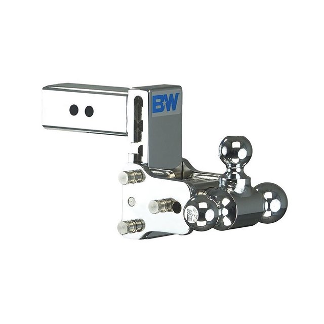 B&W Trailer Hitches TS20048C 2.5 Model 8 Chrome T&S Tri Ball