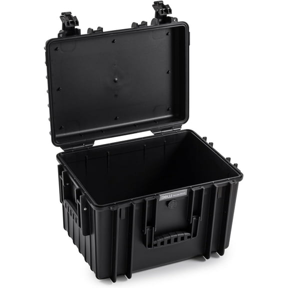 B&W International Type 5500 Hard Case, Waterproof Equipment Protection, Empty Case No Inserts, Black