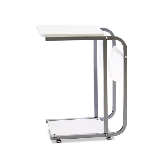 Furinno B&W U-Storage Side Table-Finish:White