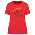 thumbnail image 1 of B&W Watermelon Slice Summer Tee Women's -Image by Shutterstock, 1 of 2