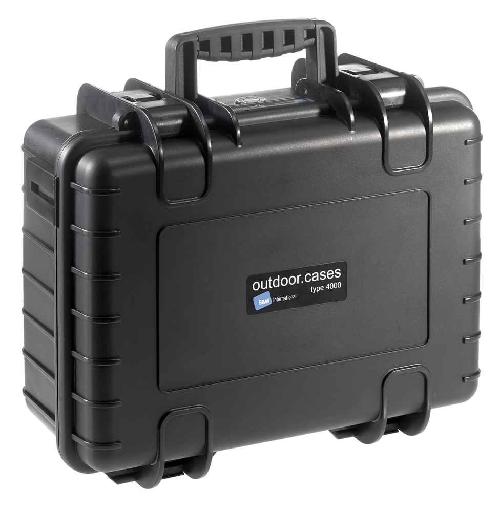 B&W outdoor.cases Type 4000 Hard case polypropylene black