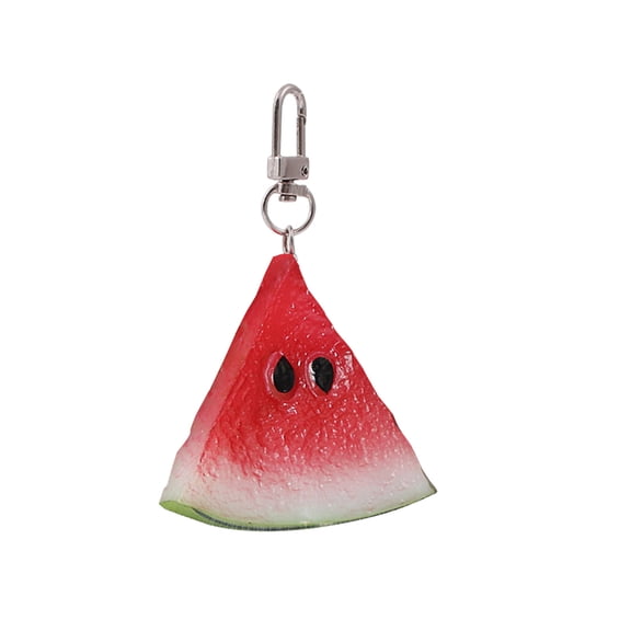 B Watermelon Themed Keychain For Backpack Purse And Couples Gift Durable And Cute Plastic