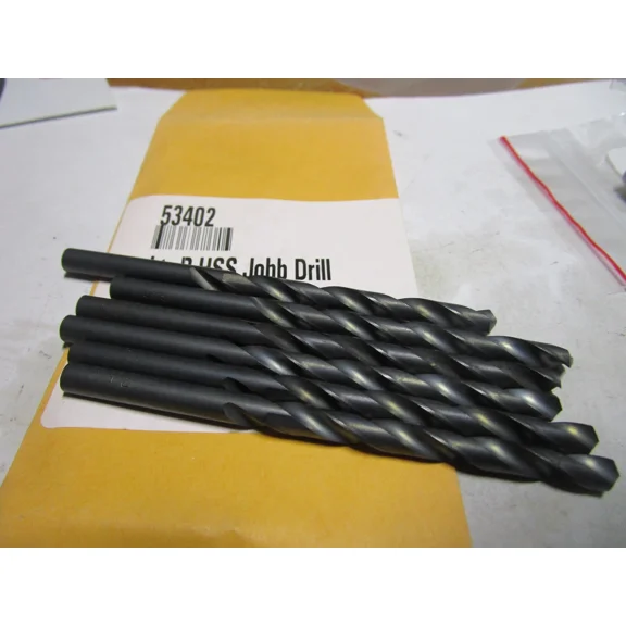 B X 4" Oal 118° Black Oxide High Speed Steel Jobber Drill Qty 6