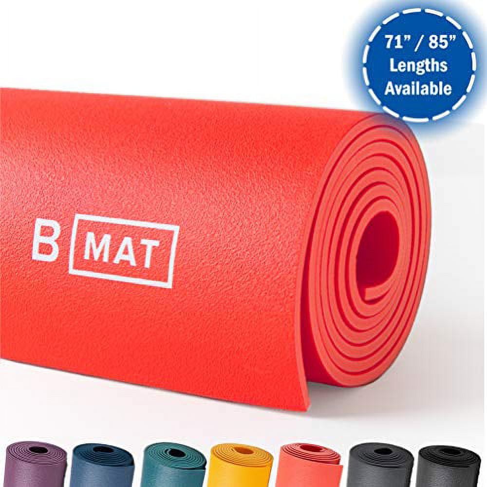 B Yoga, B Mat, Premium High Performance Yoga Mat, 100% Rubber, Super Grip, Non  Slip, Light Weight, OEKOTex Certified, 