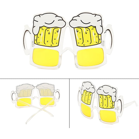 B Yellow Beer Goggles Polarized Sunglasses Womens Retro Sunglasses for Women plastic Polarized UV400 Protection Lens Big Frame Fashion Glasses Trendy Stylish Shade One Size