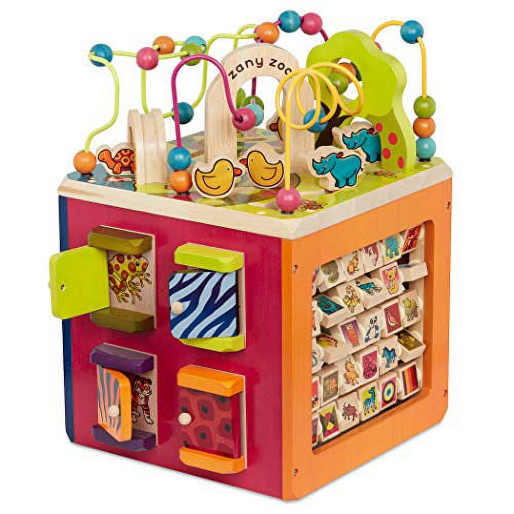 B. Zany Zoo (Wooden Activity Cube) - Walmart.com