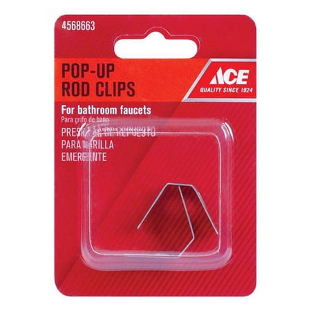 B & K 4568663 Ace Pop-Up Rod Clips Chrome
