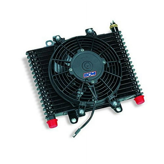 B&M 70297 Cooler Large Hi Tek Cooling System with Fan 590 CFM Rating Au