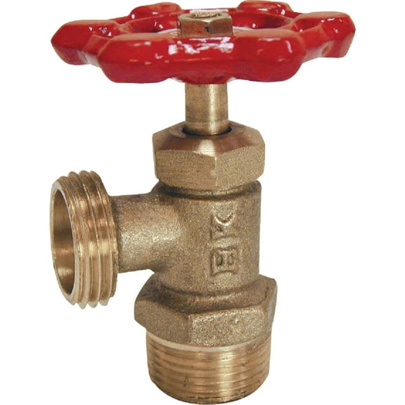 Bk Products 102-003 Homewerks 1/2 In. Mip T X 3/4 In. S Mht Brass Boiler Drain