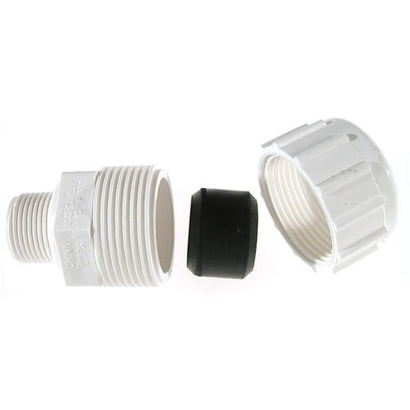 BK Products PVC Compression Male Adapter - 1/2 In.