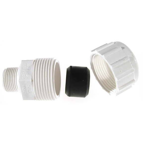 BK Products PVC Compression Male Adapter - Compression Union - 3/4 In.